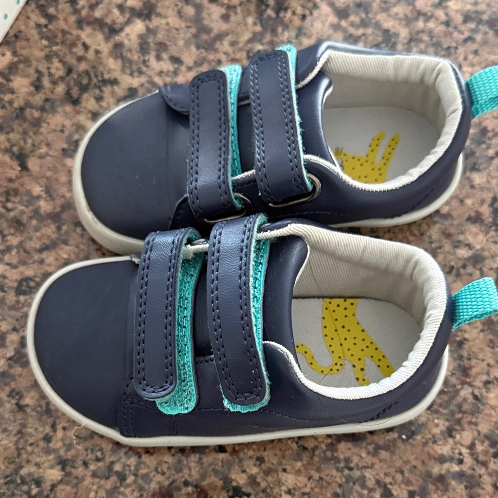 Ten little infant sneakers